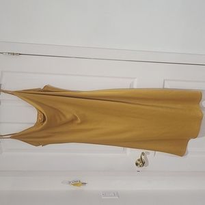 COPY - ELOQUII Slip Dress Mustard Yellow size 22